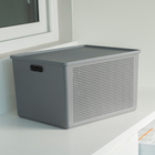 Cesto Organizador Plástico Chumbo Flow 32L 26x35x43cm OU