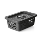 Cesto Organizador Plástico Preto 1,5L 9x21,6x15,4cm Uz Utilidades