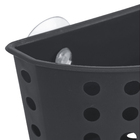 Cesto Organizador Plástico Preto 10x20x11cm Grudi Coza