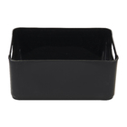 Cesto Organizador Plástico Preto 12x18,5x27cm 4,5L Spaceo