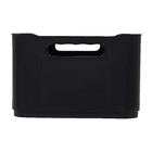 Cesto Organizador Plástico Preto 12x18,5x27cm 4,5L Spaceo