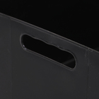 Cesto Organizador Plástico Preto 15x27x37,5cm 12,5L Spaceo