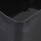 Cesto Organizador Plástico Preto 6x9x13,5cm 0,5L Spaceo