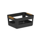 Cesto Organizador Plástico Preto LUME 14 litrosL 28,5x35,5x17cmcm OU