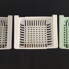 Cesto Organizador Prateleira Geladeira Ajustável Kit Com 3