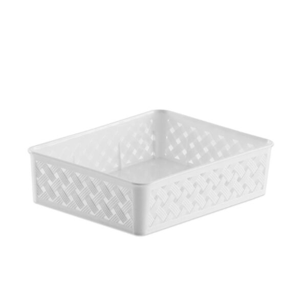 Cesto Organizador Rattan Paramount 24 Cm X 19 Cm X 6 5 Cm - C