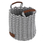 Cesto Organizador Tecido Cinza 28x28x28cm YOI