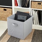 Cesto Organizador Tecido Cinza Nonwoven 27,44L 31x31x31cm Spaceo