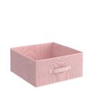 Cesto Organizador Tecido Rosa Kiss 13,4L 14x31x31cm Spaceo