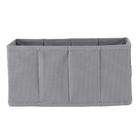 Cesto Organizador TNT Cinza 15x31x15cm Spaceo