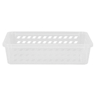 Cesto Organizador Plástico Transparente 6,3x18,7x24,7 cm Plasútil
