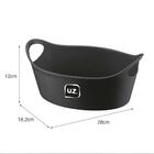 Cesto Para Batata Frita Preto 28x12cm Restaurante Bar Lancher