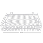 Cesto Para Painel Canaletado Branco 0,40 X 0,20 X 0,09 - 3 Un