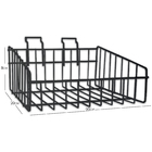 Cesto Para Painel Canaletado Preto 0,20 X 0,20 X 0,08 3 Unida