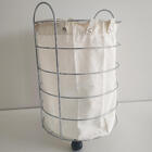 Cesto Para Roupa Aramado  Tulipa 56cmx36cm Cesto Com Saco Cro