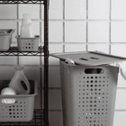 Cesto Para Roupas Organizador Lavanderia 47 Litros Plástico