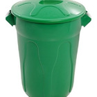 Cesto Plástico 40l Com Tampa (cr40)
