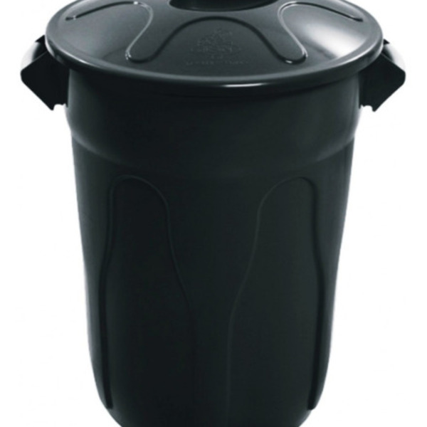 Cesto Plástico 40l Com Tampa (cr40) Verde