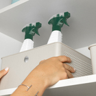 Cesto Plástico Bege Fechado Flow 12L 14x27x34cm OU