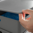 Cesto Plástico Chumbo Fechado Flow 5,4L 10x22x27cm OU