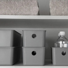 Cesto Plástico Chumbo Flow com Tampa 3L 27x12x9cm OU