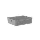 Cesto Plástico Chumbo Flow com Tampa 8,2L 34x27x9cm OU