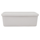 Cesto Plástico Cinza Claro 20L 15,3x34,9x46,7cm Usual Utilidades
