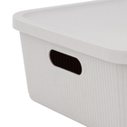 Cesto Plstico Cinza Claro 20L 153x349x467cm Usual Utilidades