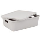 Cesto Plstico Cinza Claro 20L 153x349x467cm Usual Utilidades