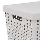 Cesto Plstico Cinza Claro 33L 24x35x467cm Usual Utilidades