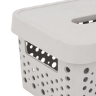 Cesto Plstico Cinza Claro 2L 95x141x19cm Usual Utilidades