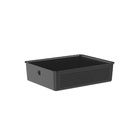 Cesto Plástico Preto Flow com Tampa 8,2L 34x27x9cm OU