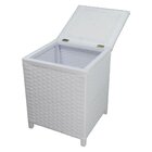 Cesto Pufe Em Fita 35x35x48cm - Branco