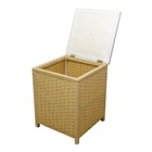 Cesto Pufe Em Fita 35x35x48cm - Wheat