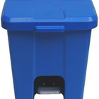 Cesto Quadrado Com Pedal 15 Litros P15 Azul