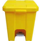 Cesto Quadrado Com Pedal 15 Litros P15 Preto