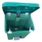 Cesto Quadrado Com Pedal 15 Litros P15 Verde