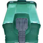 Cesto Quadrado Com Pedal 15 Litros P15 Verde