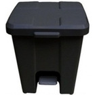 Cesto Quadrado Com Pedal 25l Cinza