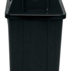 Cesto Quadrado Com Tampa Vai E Vem 60 Litros Azul