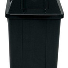 Cesto Quadrado Com Tampa Vai E Vem 60 Litros Verde