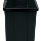 Cesto Quadrado Com Tampa Vai E Vem 60 Litros Verde