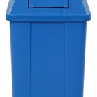 Cesto Quadrado Com Tampa Vai E Vem 60 Litros Vermelho