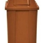 Cesto Quadrado Com Tampa Vai-vem 100 Litros