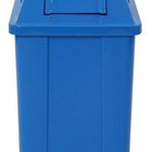 Cesto Quadrado Com Tampa Vai-vem 100 Litros