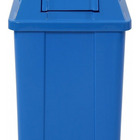 Cesto Quadrado Com Tampa Vai-vem 100 Litros Marrom