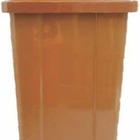 Cesto Quadrado Com Tampa Vai-vem 25l (q25) Amarelo