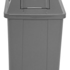 Cesto Quadrado Com Tampa Vai-vem 25l (q25) Azul