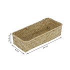Cesto Quadrado De Seagrass 24cm - Oikos