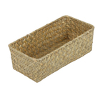 Cesto Quadrado De Seagrass 27cm - Oikos